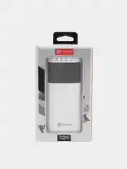 Белый внешний аккумулятор Power Bank Fantesi F34, с дисплеем и фонариком, 20000 mAh, белый
