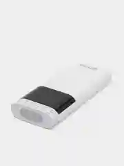 Белый внешний аккумулятор Power Bank Fantesi F34, с дисплеем и фонариком, 20000 mAh, белый