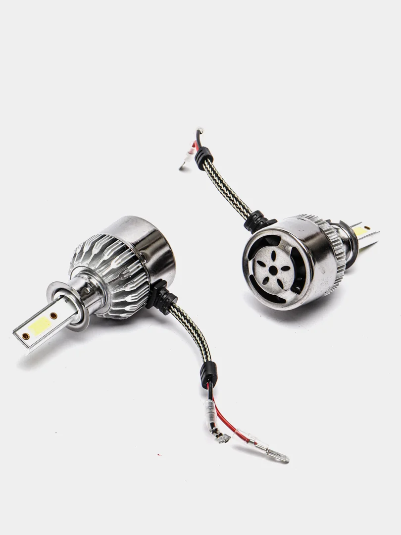 Лампа авто светодиодная Led C6 С6 ISKRA H3 6000k, 36w, 2 шт