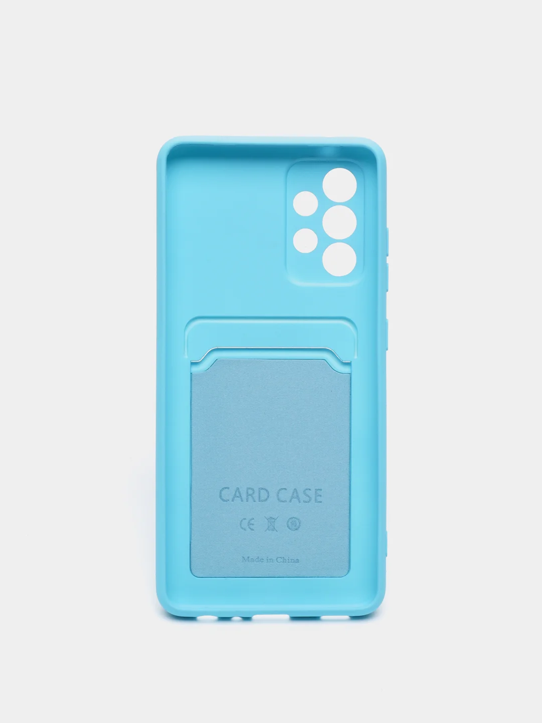 Голубой wallet Чехол карман для карт Samsung A50 A30S, A31, A51 A71 A02 M02, A32, A52, A72, S20 FE