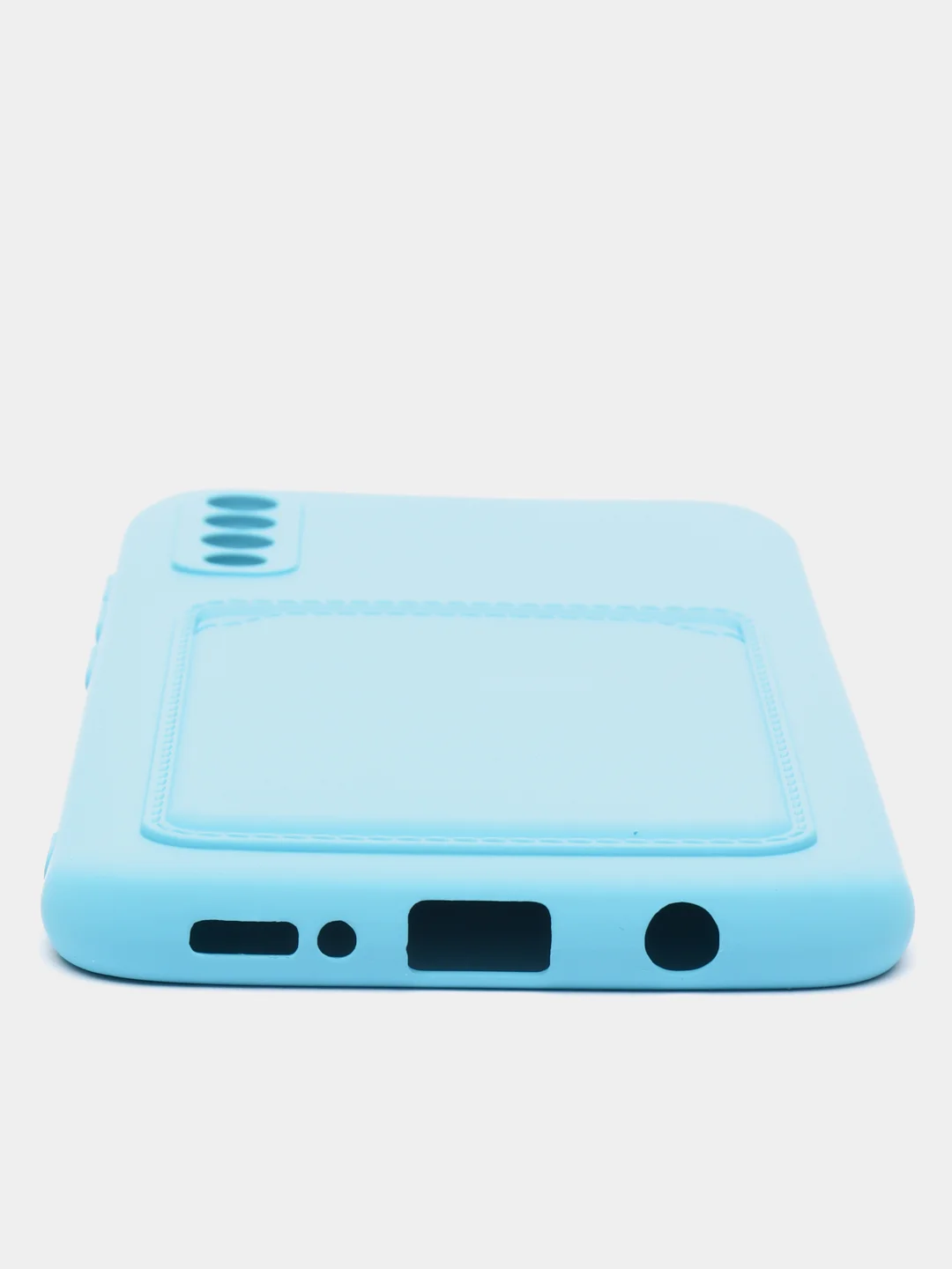 Голубой wallet Чехол карман для карт Samsung A50 A30S, A31, A51 A71 A02 M02, A32, A52, A72, S20 FE