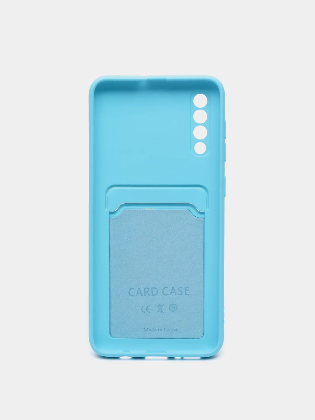 Голубой wallet Чехол карман для карт Samsung A50 A30S, A31, A51 A71 A02 M02, A32, A52, A72, S20 FE