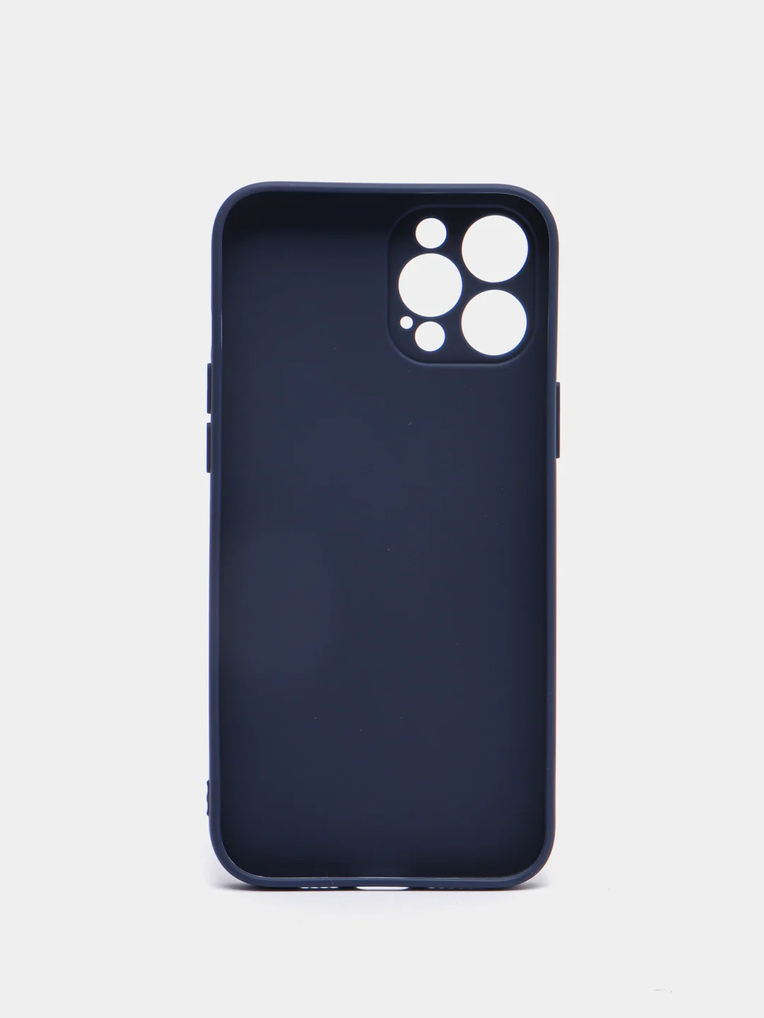 Темно-синий чехол для iPhone 12 ProMax цветной матовый
