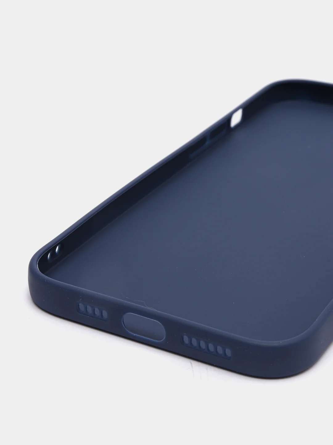 Темно-синий чехол для iPhone 12 ProMax цветной матовый