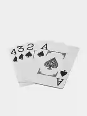 Синий игральные карты ( пластик и полупластик ) Poker Club, 52-54 штуки