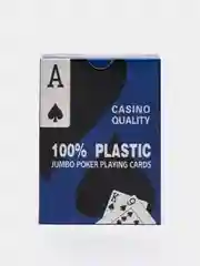 Синий игральные карты ( пластик и полупластик ) Poker Club, 52-54 штуки
