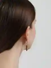 Лесной зеленый стильные женские круглые серьги