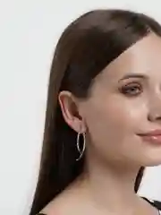 Серебряный яркие золотые и серебряные женские серьги геометрия