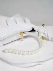 Белый сумка женская с искусственным жемчугом