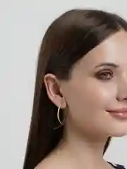 Золотой яркие золотые и серебряные женские серьги геометрия