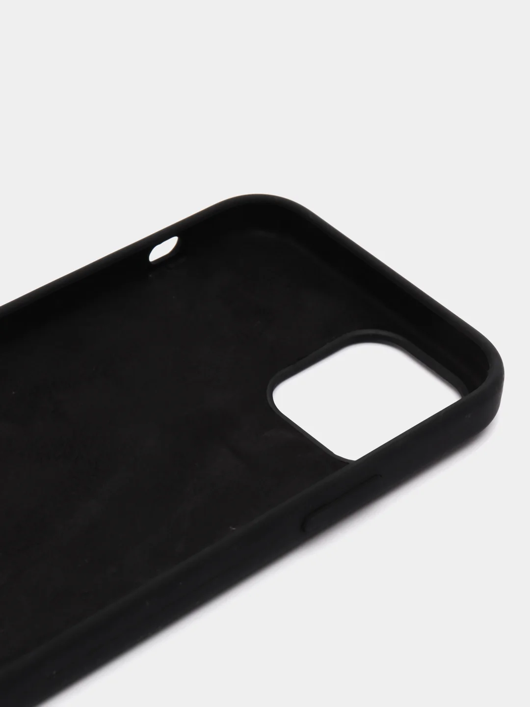 Черный чехол  для iPhone 12 Silicone Caseчехол на iPhone противоударный, защитный Apple iPhone 12