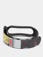 Черный силиконовый ремешок ПИКАЧУ для Xiaomi mi band 3 / 4 / 5 / 6