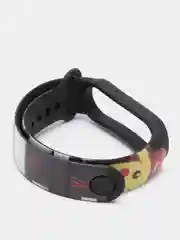 Черный силиконовый ремешок ПИКАЧУ для Xiaomi mi band 3 / 4 / 5 / 6
