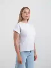 Белый футболка женская однотонная basic