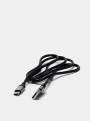 USB кабель BOROFONE BX28 Dignity Charging Data Cable For Type-C, серый
