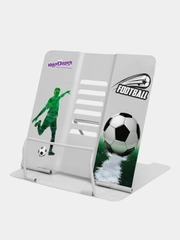 Подставка для книг Юнландия "Play Football", регулируемый угол наклона, металл