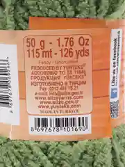 Лесной зеленый пряжа плюшевая Софти Ализе Alize Softy 100% микрополиэстер  50 г  115 м