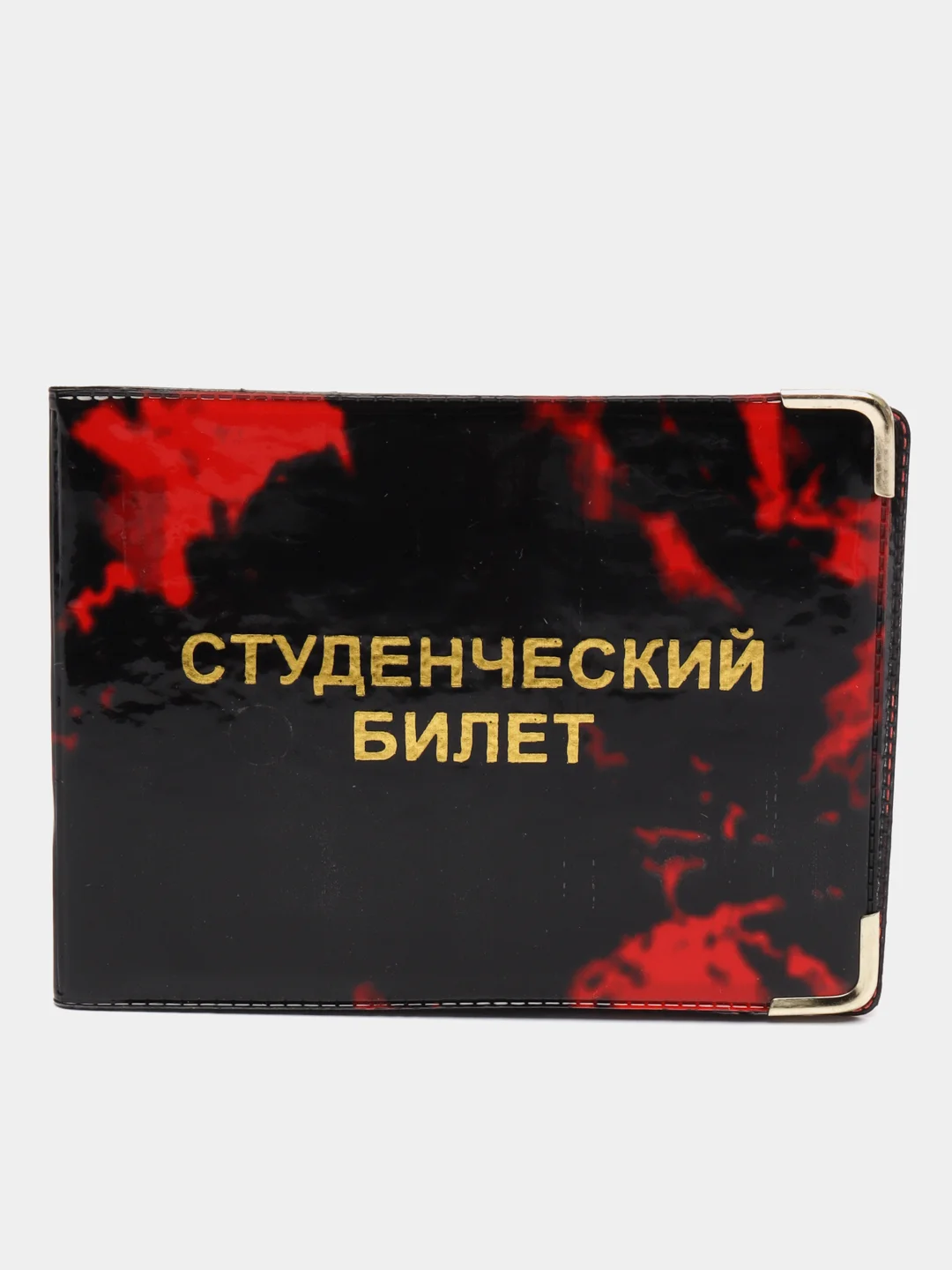 Красный обложка для студенческого билета, ПВХ