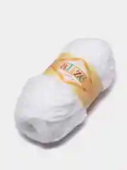 Белый пряжа плюшевая Софти Ализе Alize Softy 100% микрополиэстер  50 г  115 м