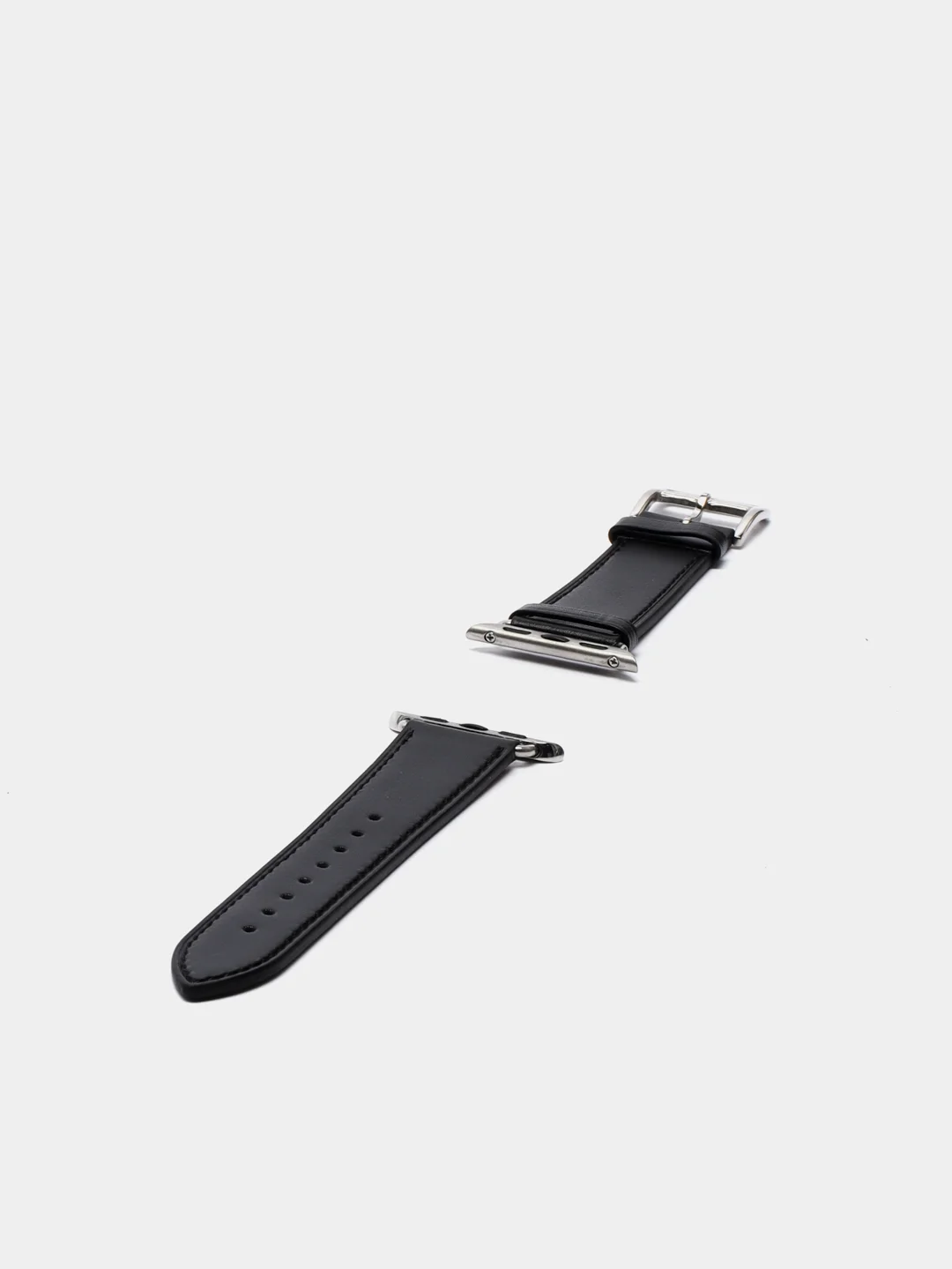 Черный кожаный ремешок для Apple Watch