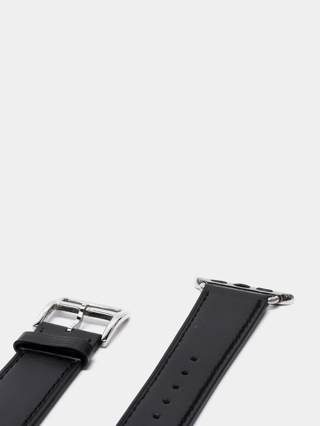 Черный кожаный ремешок для Apple Watch