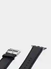 Черный кожаный ремешок для Apple Watch