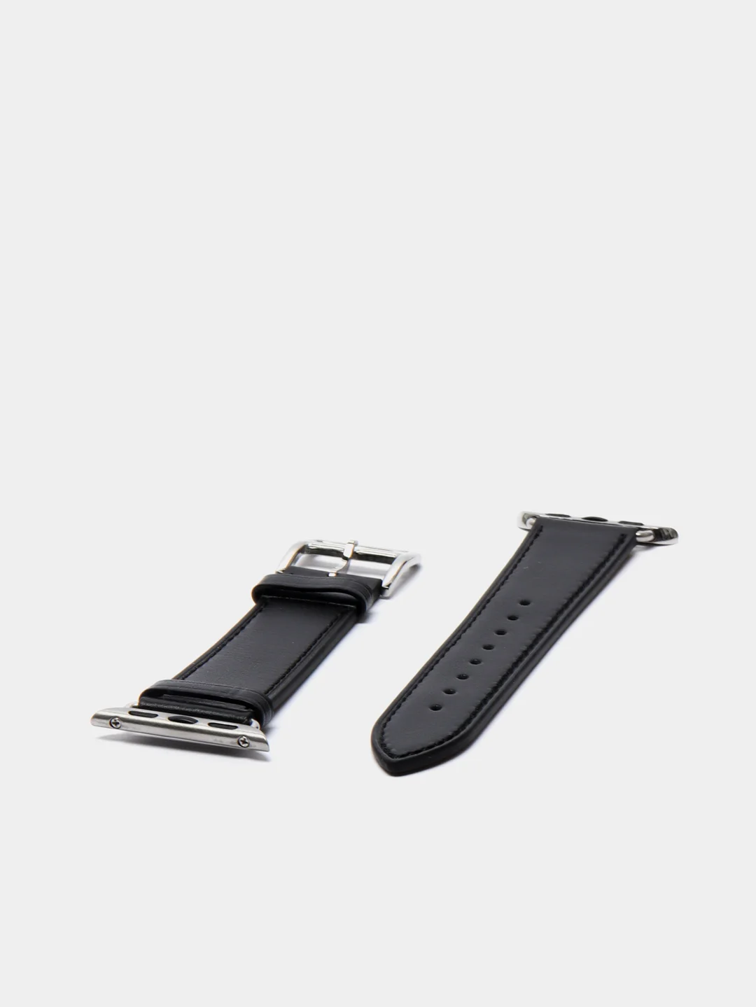 Черный кожаный ремешок для Apple Watch