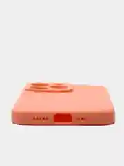 Коралловый чехол Silicone Case для iPhone 12, 12 Pro, Max, 12 mini, 13, 13 Pro, Max с защитой камеры