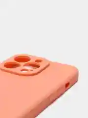 Коралловый чехол Silicone Case для iPhone 12, 12 Pro, Max, 12 mini, 13, 13 Pro, Max с защитой камеры