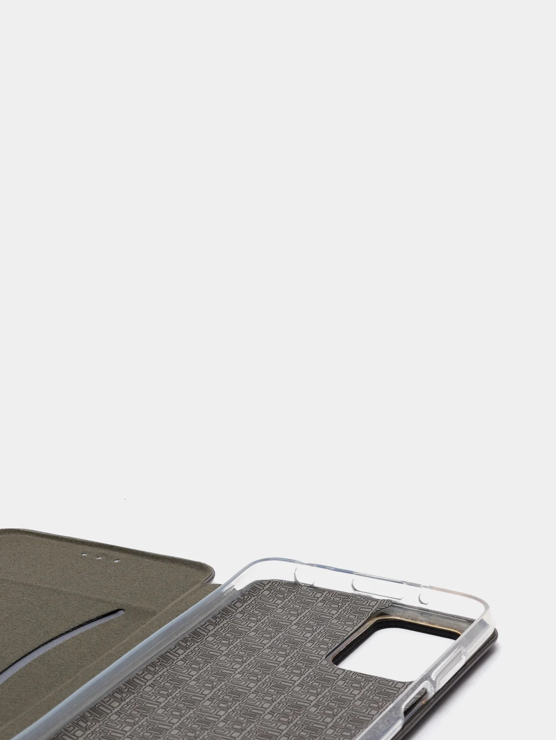 Серебряный чехол-книжка для Xiaomi Redmi 10