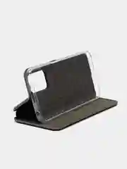 Серебряный чехол-книжка для Xiaomi Redmi 10
