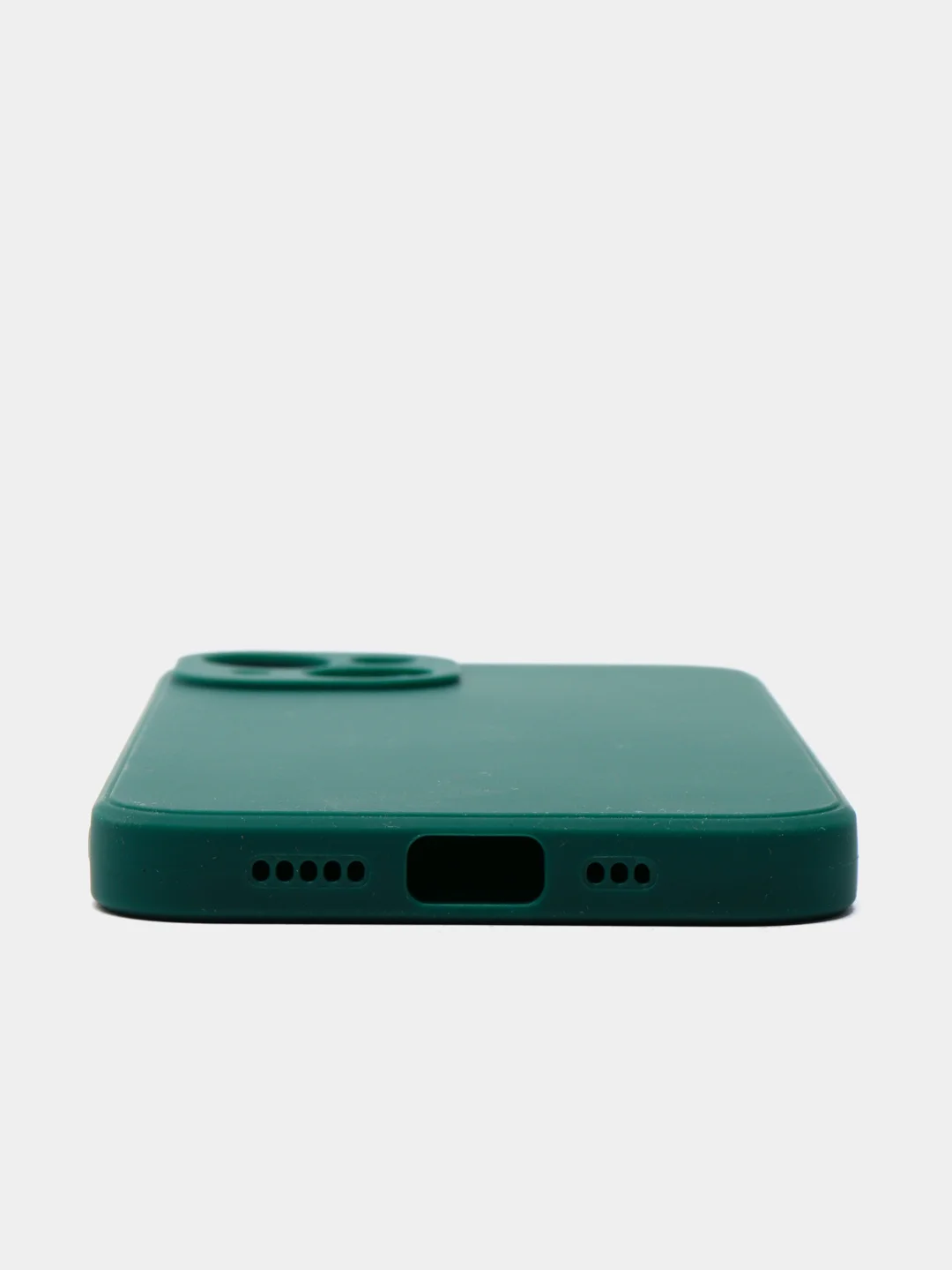 Зеленый чехол Silicone Case для iPhone 12, 12 Pro, Max, 12 mini, 13, 13 Pro, Max с защитой камеры