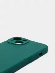 Зеленый чехол Silicone Case для iPhone 12, 12 Pro, Max, 12 mini, 13, 13 Pro, Max с защитой камеры