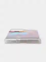 Голубой чехол для Samsung G998F/S21 Ultra силиконовый с рисунком