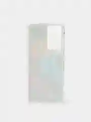 Голубой чехол для Samsung G998F/S21 Ultra силиконовый с рисунком