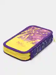 Аметистовый пенал двухсекционный SOFT TOUCH ламинированный