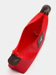 Красный косметичка дорожная, для помады, косметики, путишествий