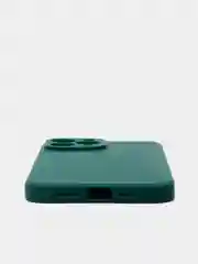 Зеленый чехол Silicone Case для iPhone 12, 12 Pro, Max, 12 mini, 13, 13 Pro, Max с защитой камеры
