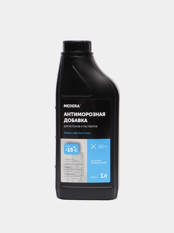 Добавка для бетона MEDERA 160 Anti-Frost. 1 литр