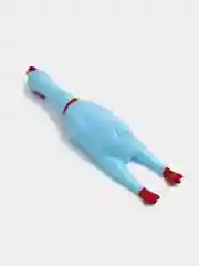 Голубой игрушка "Курица" для собак, пищащая