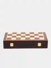 Бронзовый шахматы металлические с деревянной доской, 30*30 см