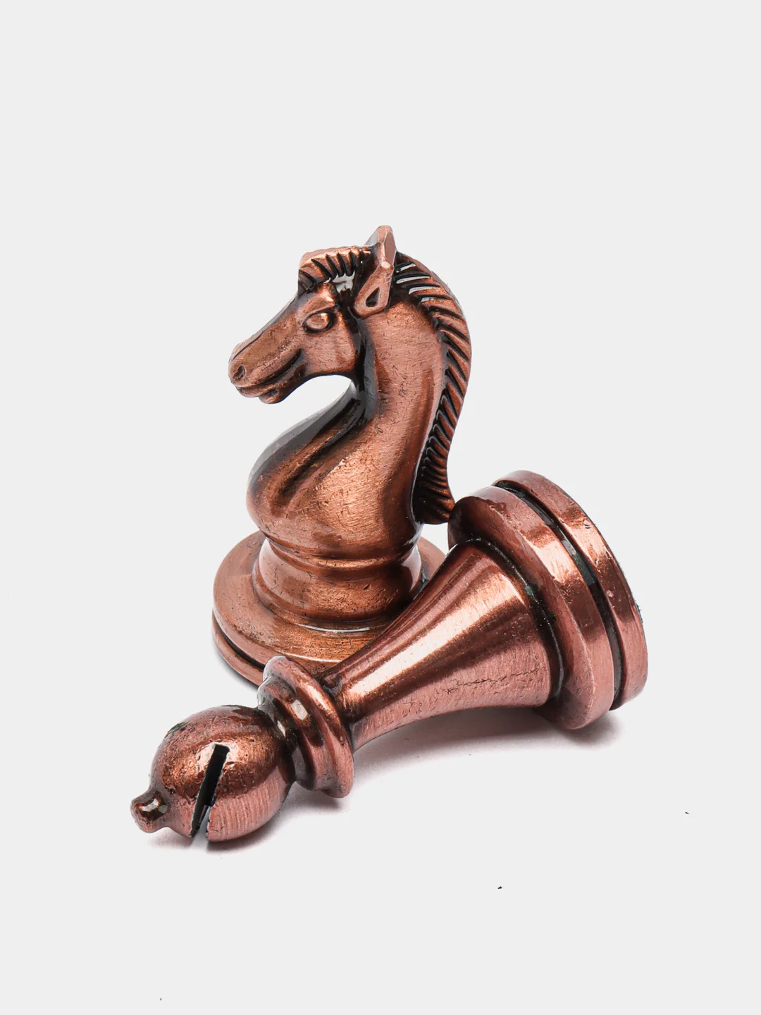 Бронзовый шахматы металлические с деревянной доской, 30*30 см