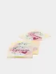 Горчичный наклейки для цветов, подарков, бизнеса, диаметр 4 см