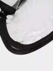 Черный дождевик с капюшоном для собак и кошек
