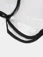 Черный дождевик с капюшоном для собак и кошек