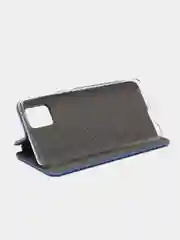 Синий чехол-книжка для Samsung Galaxy A81, A91, M31S, S10 Lite, Note 10 Lite, из экокожи