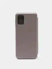 Серый чехол-книжка для Samsung Galaxy A81, A91, M31S, S10 Lite, Note 10 Lite, из экокожи