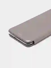 Серый чехол-книжка для Samsung Galaxy A81, A91, M31S, S10 Lite, Note 10 Lite, из экокожи