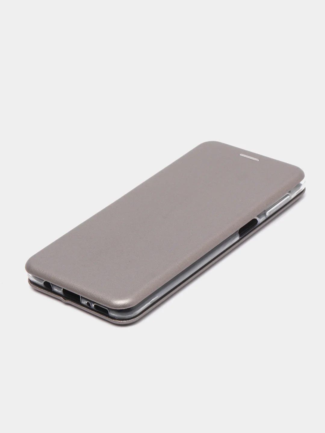 Серый чехол-книжка для Samsung Galaxy A81, A91, M31S, S10 Lite, Note 10 Lite, из экокожи