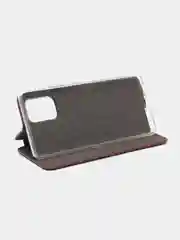 Бордовый чехол-книжка для Samsung Galaxy A81, A91, M31S, S10 Lite, Note 10 Lite, из экокожи